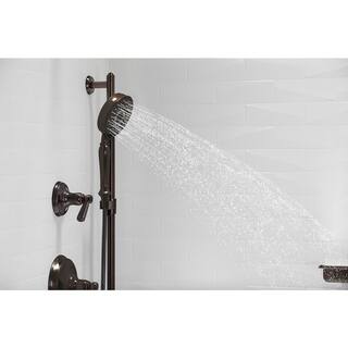 KOHLER Bancroft 3-Spray Patterns Round Handheld Shower Head 2.5 GPM in Oil-Rubbed Bronze 22176-2BZ