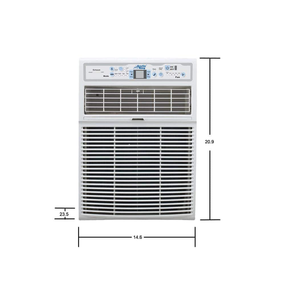 Arctic King 10000 BTU 110Volt Slide Casement Window Air Conditioner and Remote