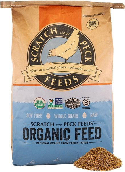 Scratch and Peck Feeds Naturally Free Organic Starter Chicken and Duck Feed