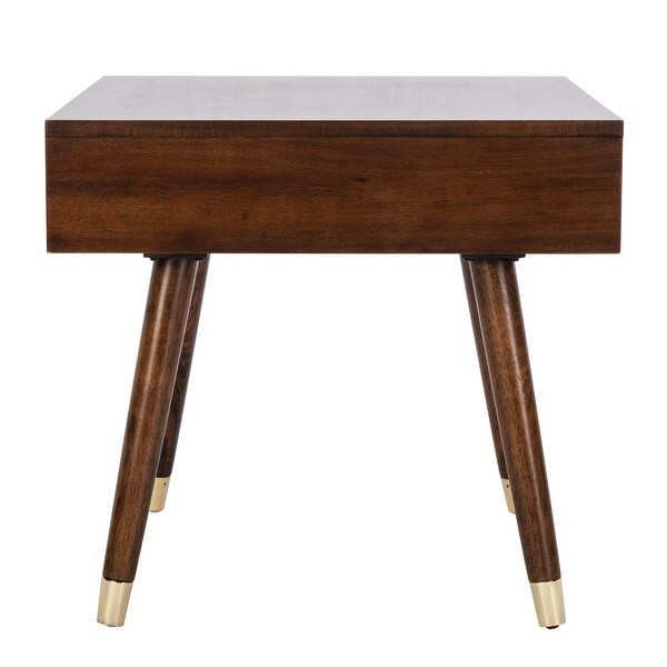 SAFAVIEH Levinson Mid-Century Gold Cap End Table - 24