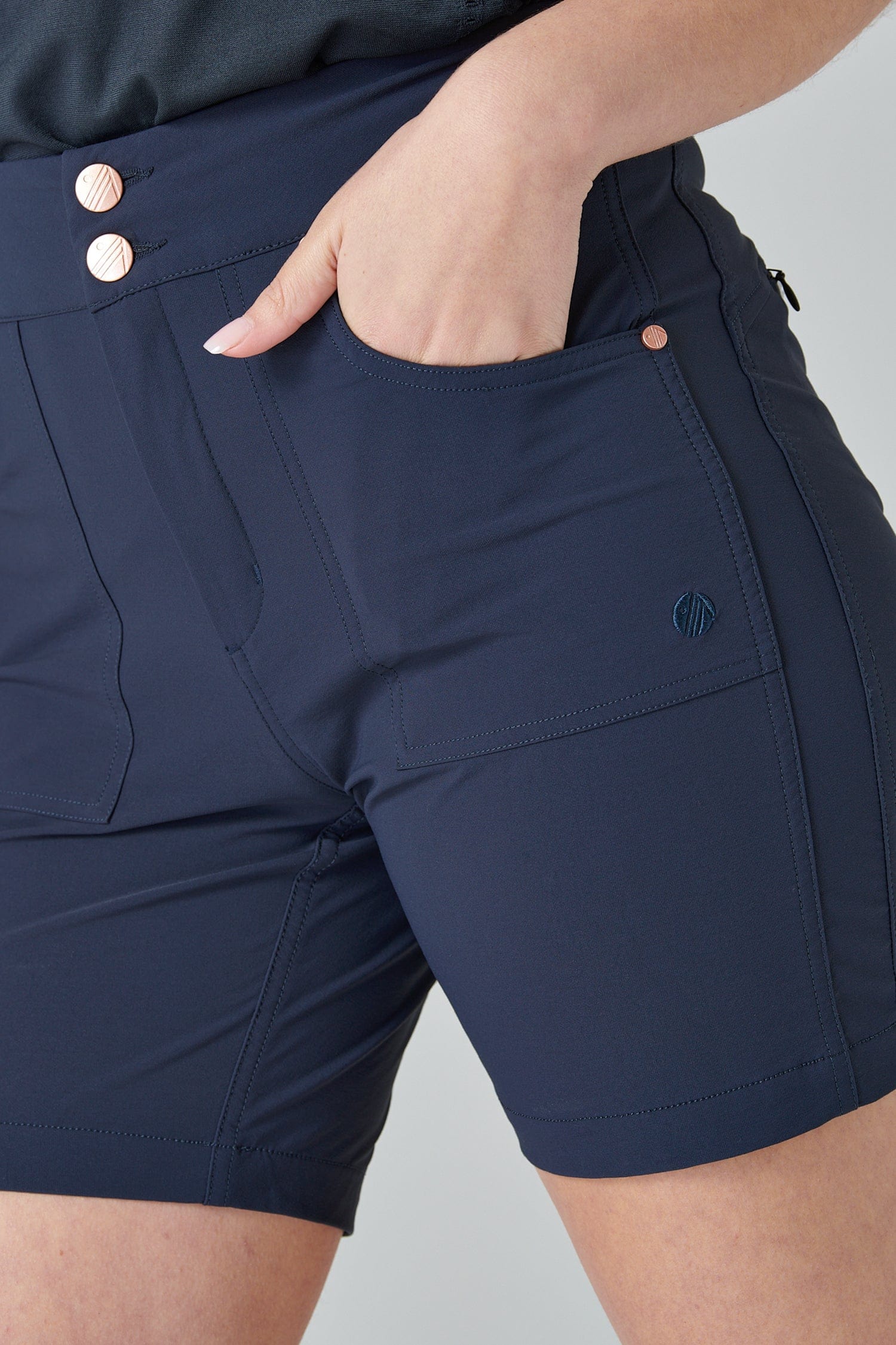 Mid Length Trek Shorts - Deep Navy