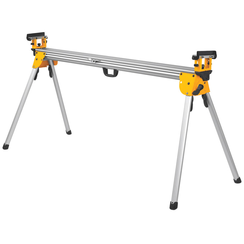 DW Metal 150 in. L X 32 in. H X 9 in. W Miter Saw Stand Yellow 1 pc