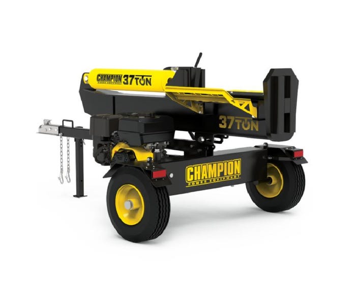 Champion 37-Ton Horizontal/Vertical Full Beam Gas Log Splitter with Auto Return - 100330-1