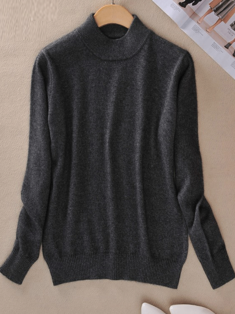 47% Off Women's Half-High Collar Sweater Pullover