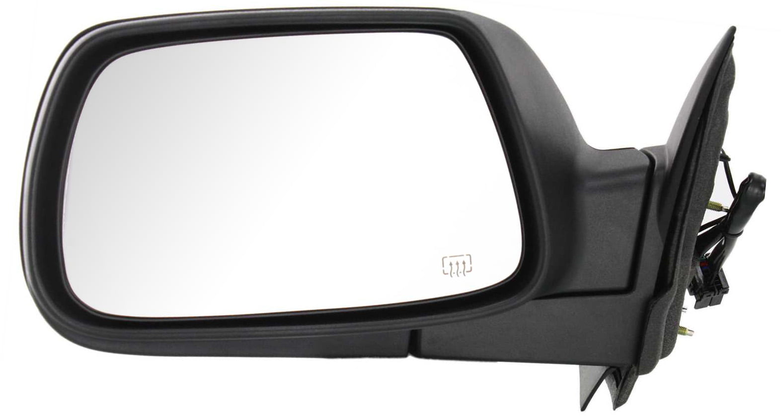 Mirror Compatible With 2005-2010 Jeep Grand Cherokee Left Driver Side Heated Textured Black Kool-Vue