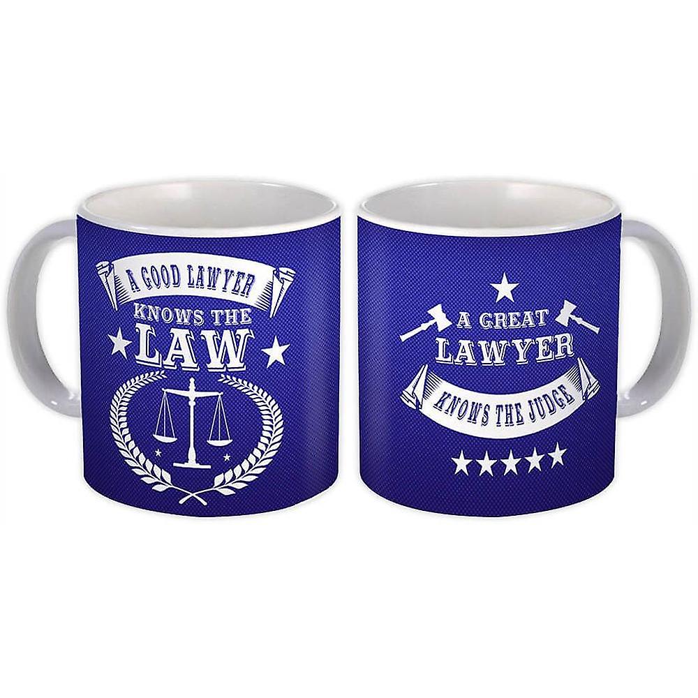 Gift Mug: Good Lawyer Knows the Law Great