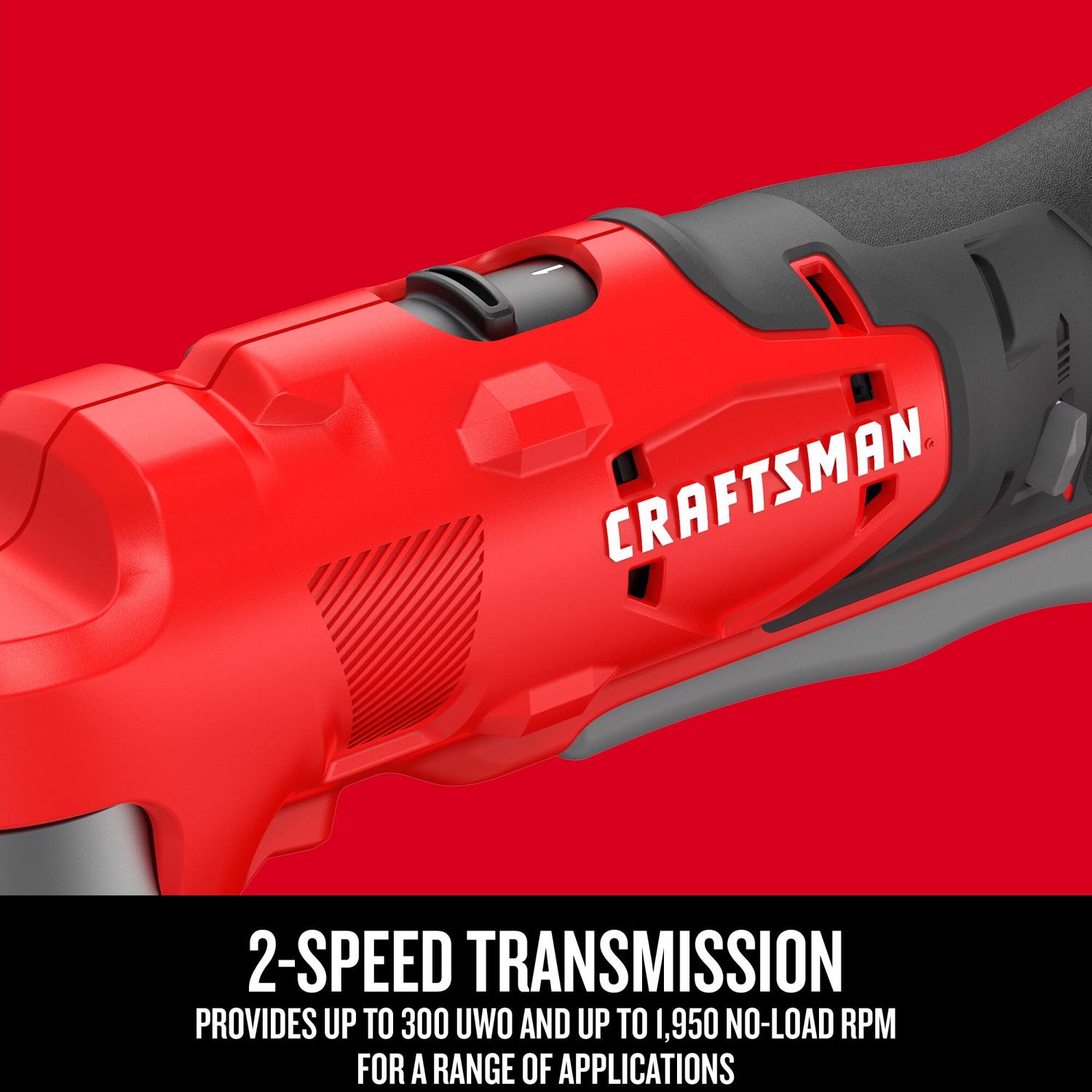 Craftsman V20 20 V 3/8 in. Brushed Cordless Right Angle Drill Tool Only