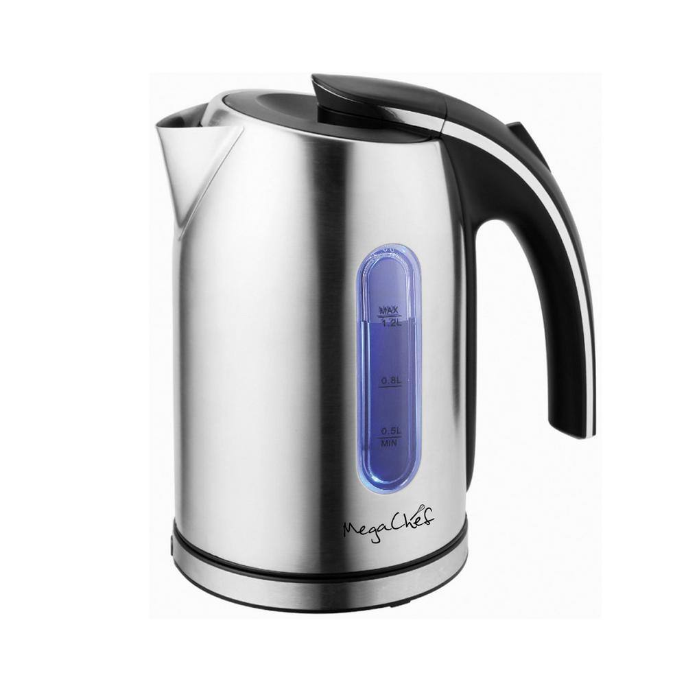 MegaChef 5-Cup Stainless Steel Electric Tea Kettle 985110090M