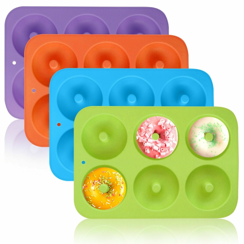 2Pcs Silicone Baking Donut Molding Tray