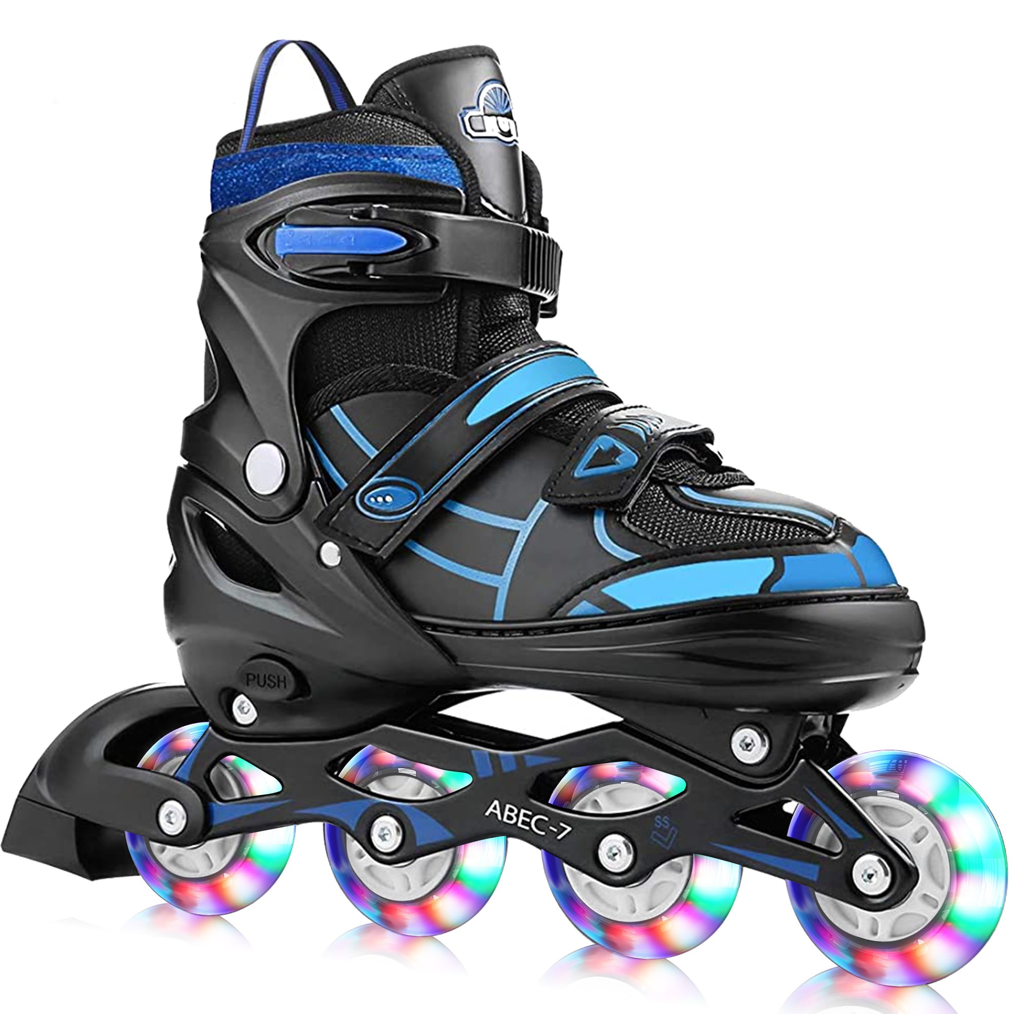 Newest Inline Skates， Adjustable Roller Skates Blade Light Up Flashing Skates Wheels Inline Skates Blades for for Kids，Children，Adults，Teens，Men，Women Beginner