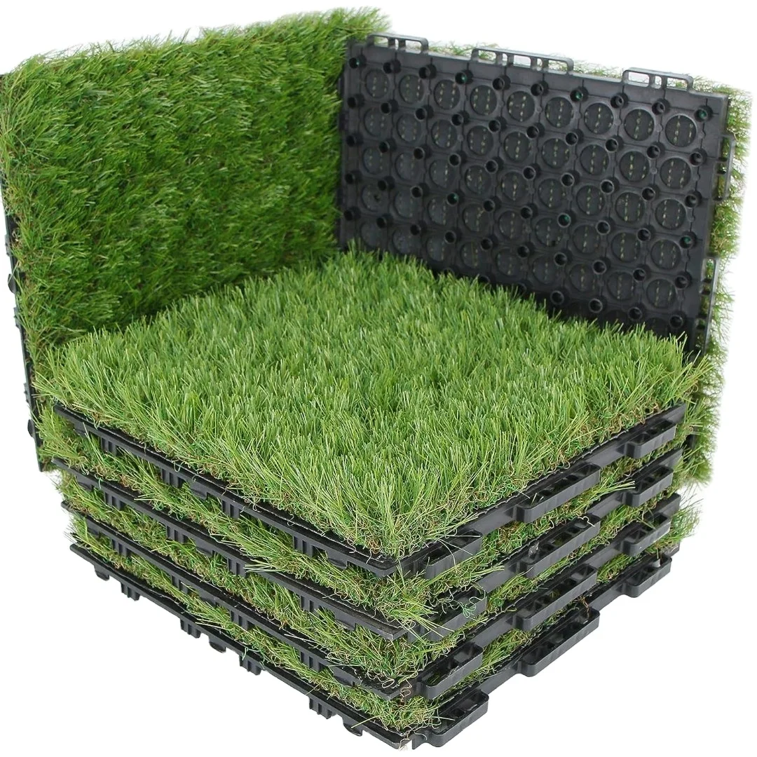 Interlocking Artificial Grass Transform Your Outdoor Space with Ease  Eco Friendly manufacturing directly from factory VIETWOOD