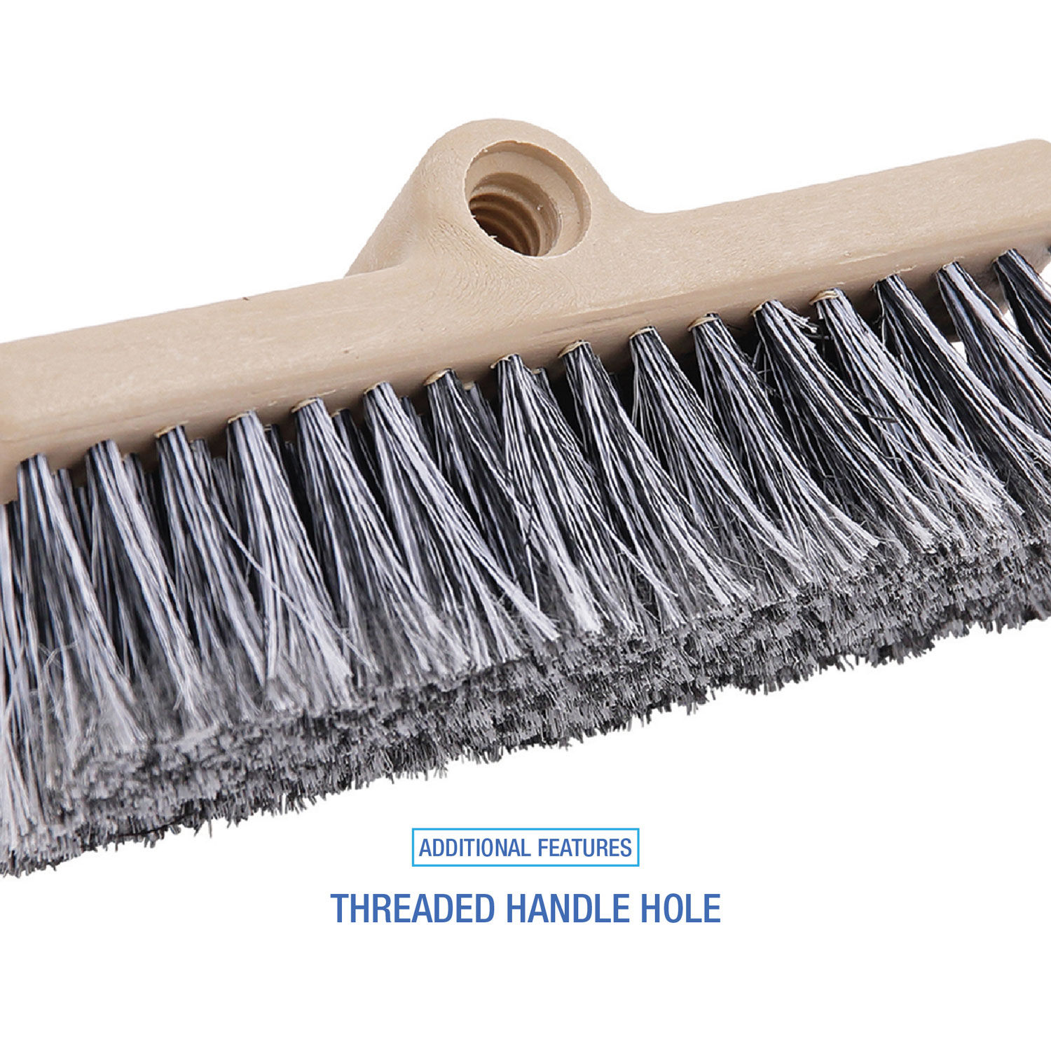 Dual-Surface Black Polypropylene Bristles by Boardwalkandreg; BWK8420