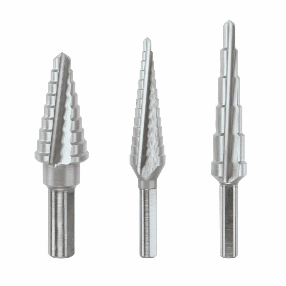 Bosch High Speed Steel Step Drill Bit Set 3pc ;