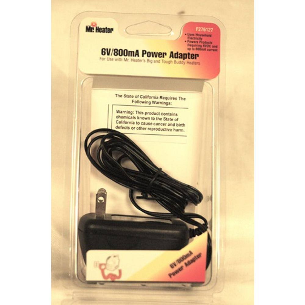 Mr. Heater 6 Volt  800 mA AC Power Adapter F276127