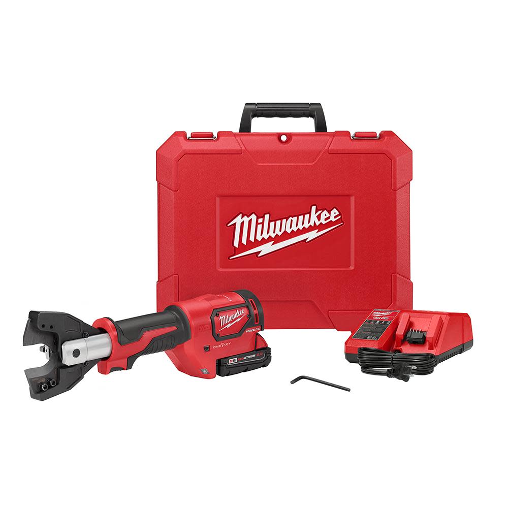 Milwaukee M18 FORCE LOGIC Cable Cutter Kit with 750 MCM Cu Jaws 2672-21 from Milwaukee