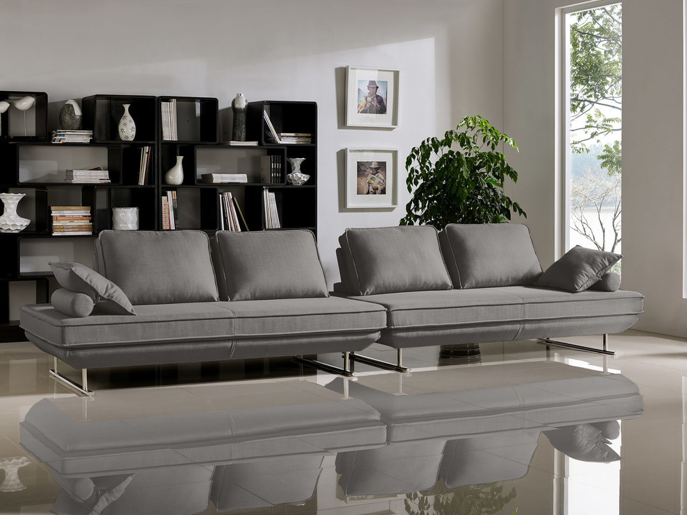 Diamond Sofa Dolce Lounge Seating Platforms Backrest Supports  2 Piece Set   Contemporary   Sectional Sofas   by HedgeApple  Houzz