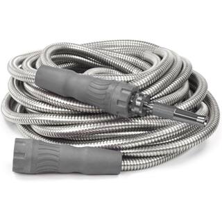 BERNINI FOUNTAINS Pro 58 in. Dia. x 50 ft. Length Light Kink Free Metal Hose - Grey LG3857GY