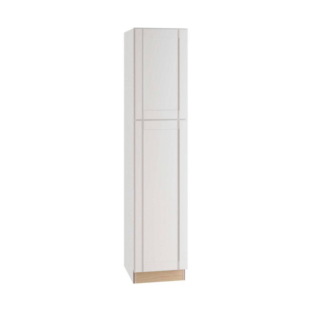 MILL'S PRIDE Richmond Verona White Plywood Shaker Ready to Assemble Pantry Kitchen Cabinet with Soft Close 18 in. x 96 in. x 24 in. U182496-RVW