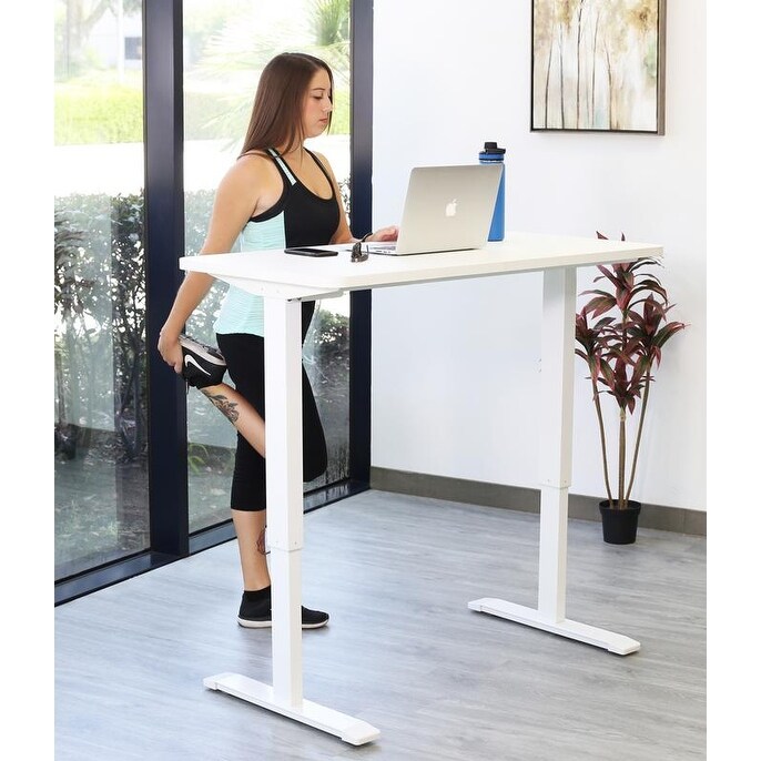 Motionwise 48 in. Standing Desk with Adjustable Height Feature