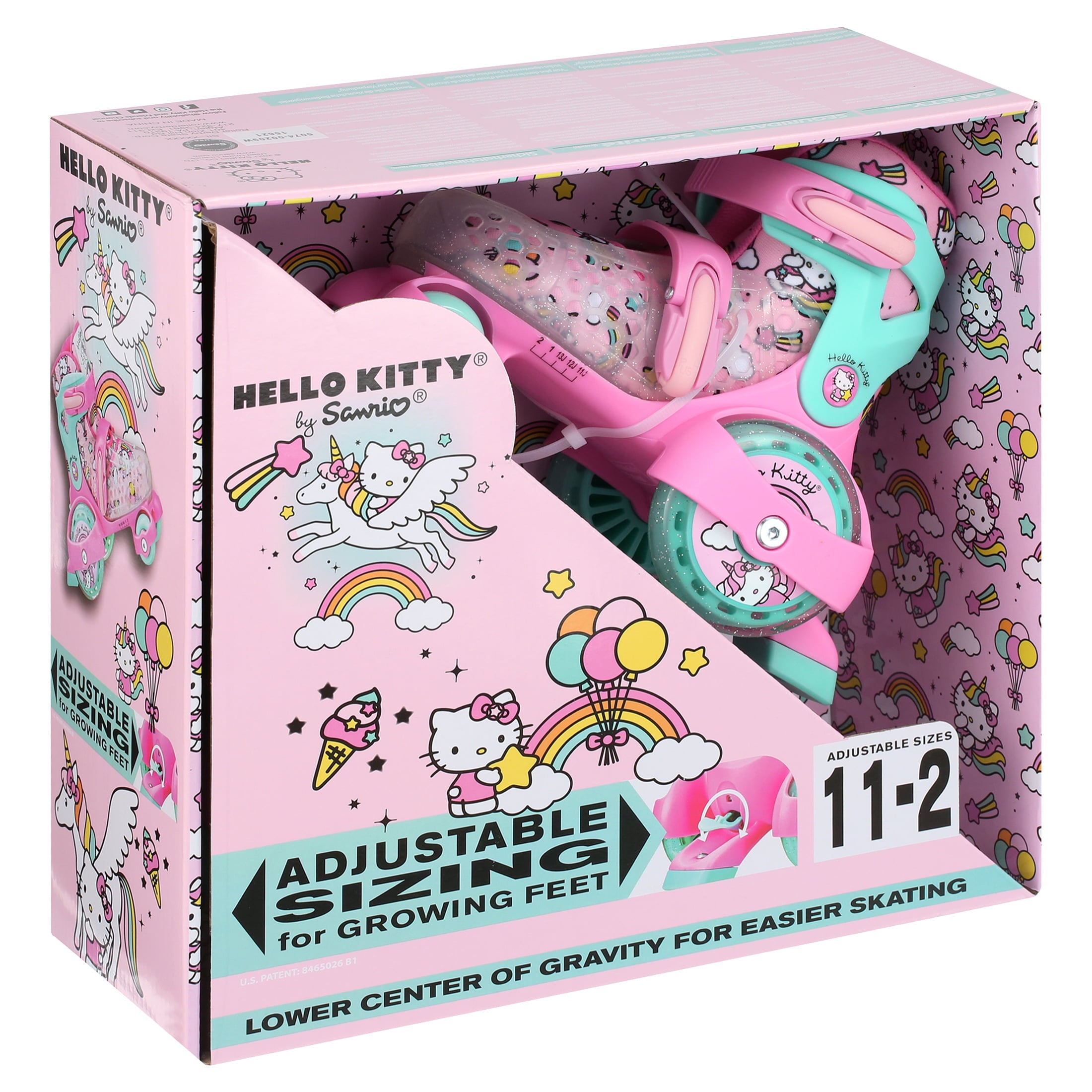 Roller Derby EZ Roll Adjustable Hello Kitty Skate， Size 11-2