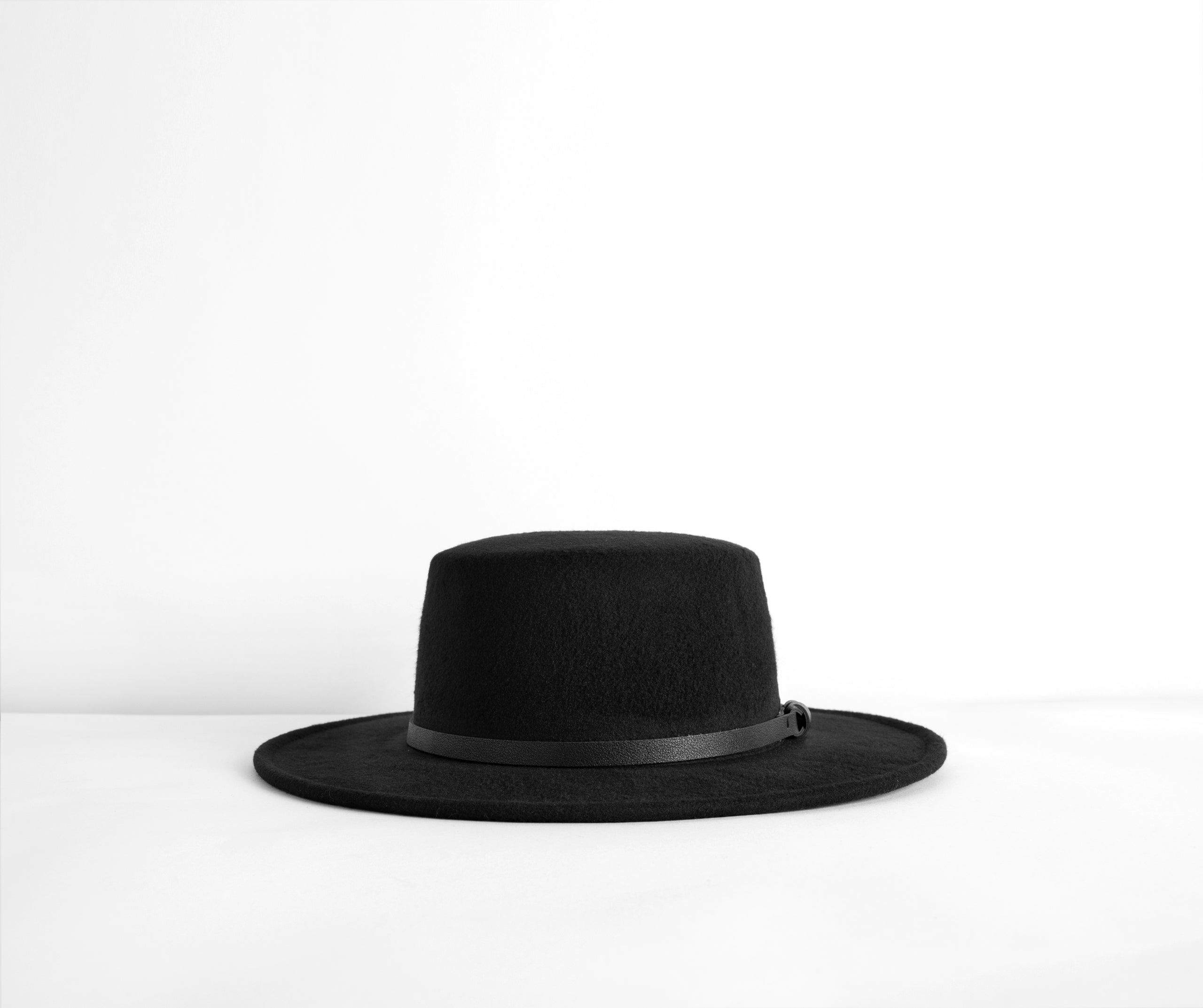 Belted Boater Hat