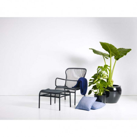 Fauteuil bas de jardin Loop VINCENT SHEPPARD - Fauteuil salon noir