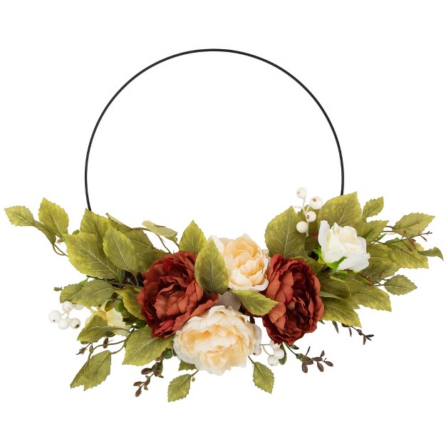 Autumn Harvest Artificial Floral Fall Foliage Twig Wreath