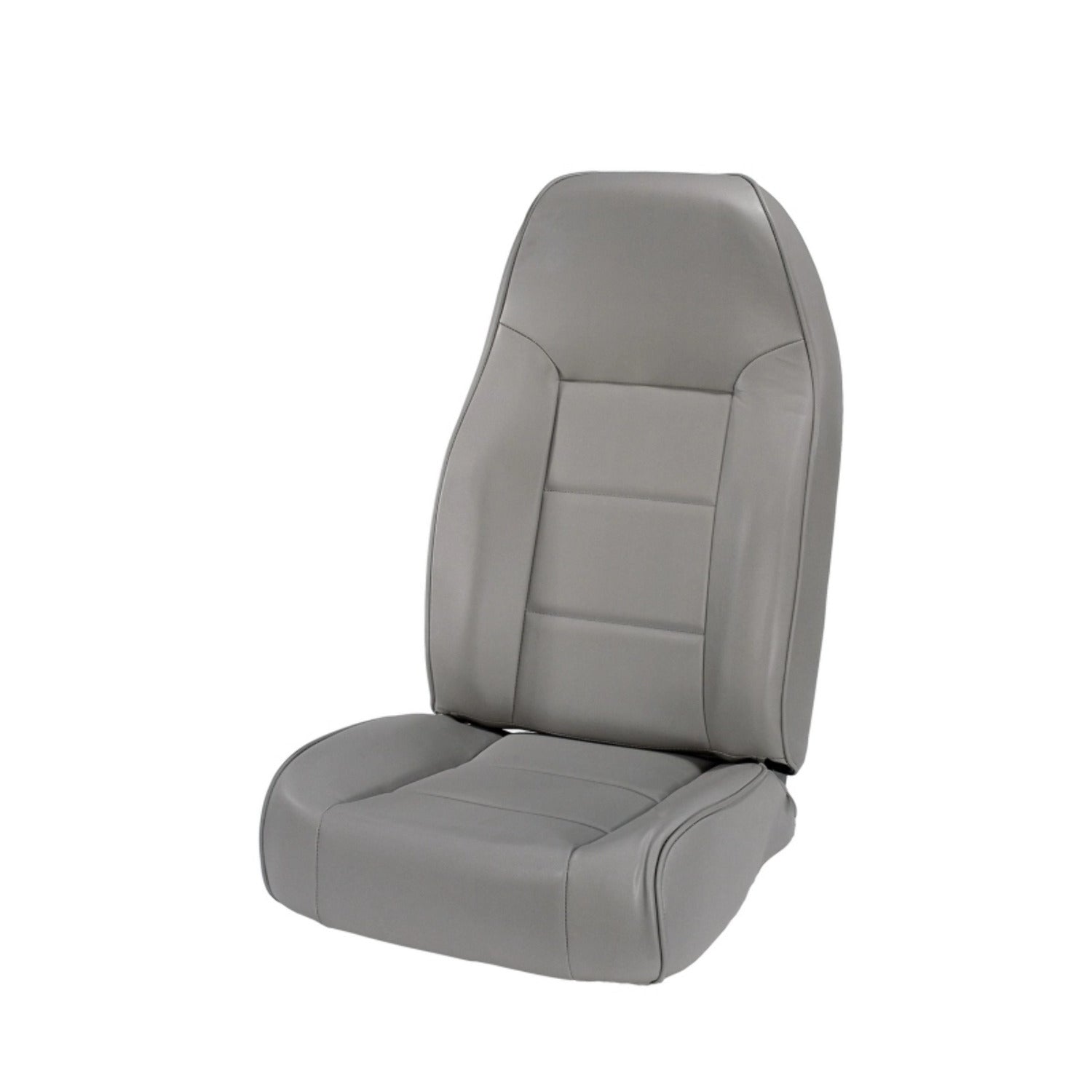 Rugged Ridge 13401.09 Seat， High-Back， Front， No-Recline， Gray; 76-02 Jeep CJ/Wrangler YJ/TJ