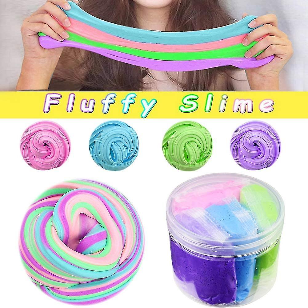 Mixed Fluffy Floam Slime Stretchy， Soft Clay Toys Non-toxic Compatible With Children And Adults