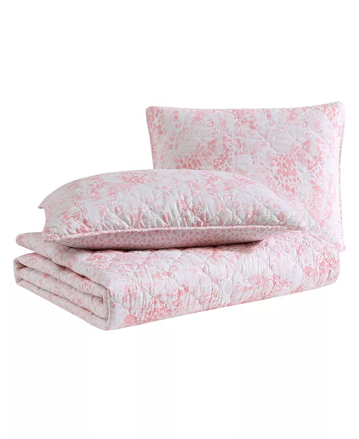 Betsey Johnson Butterfly Ombre 2 Piece Quilt Set， Twin