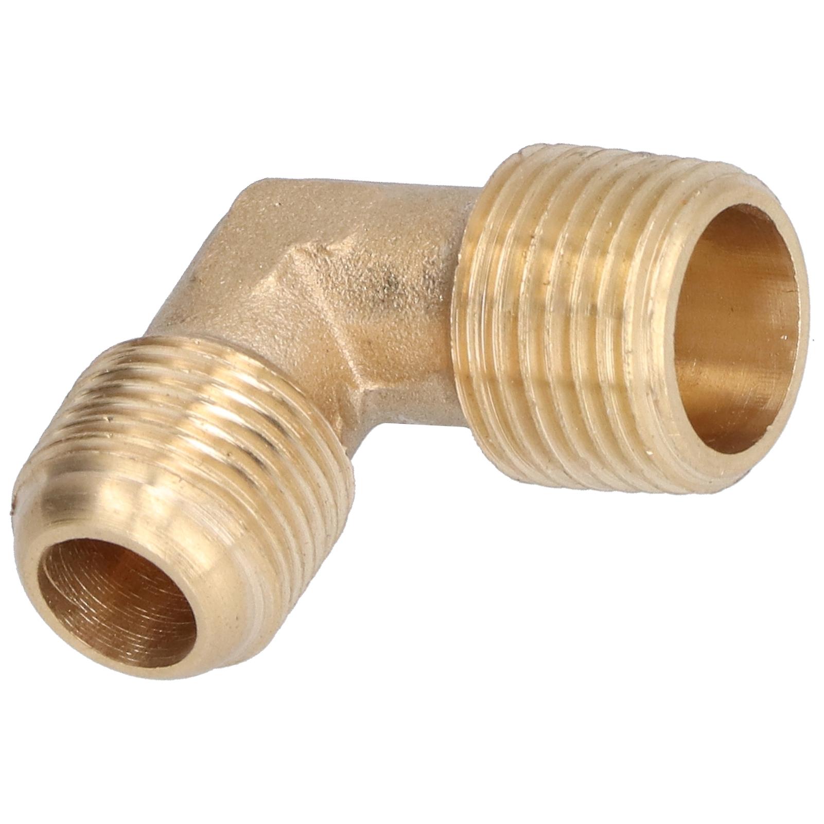 Air Compressor Elbow Brass 90 Degree Male Pipe to Female Pipe Connect Fittings Accessories