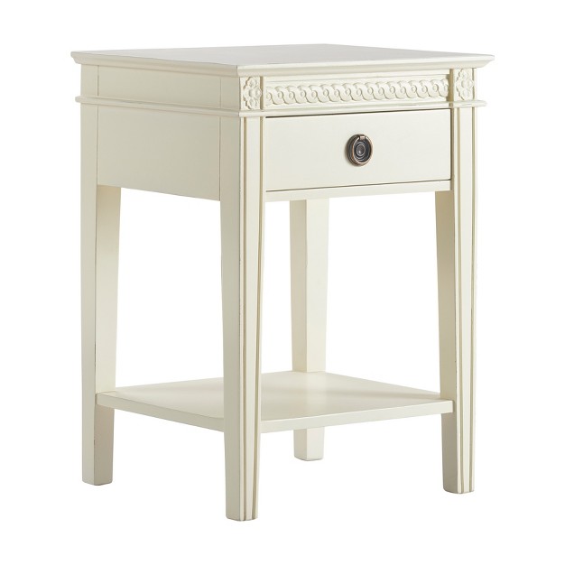 Westport Side Table Antique White Finch