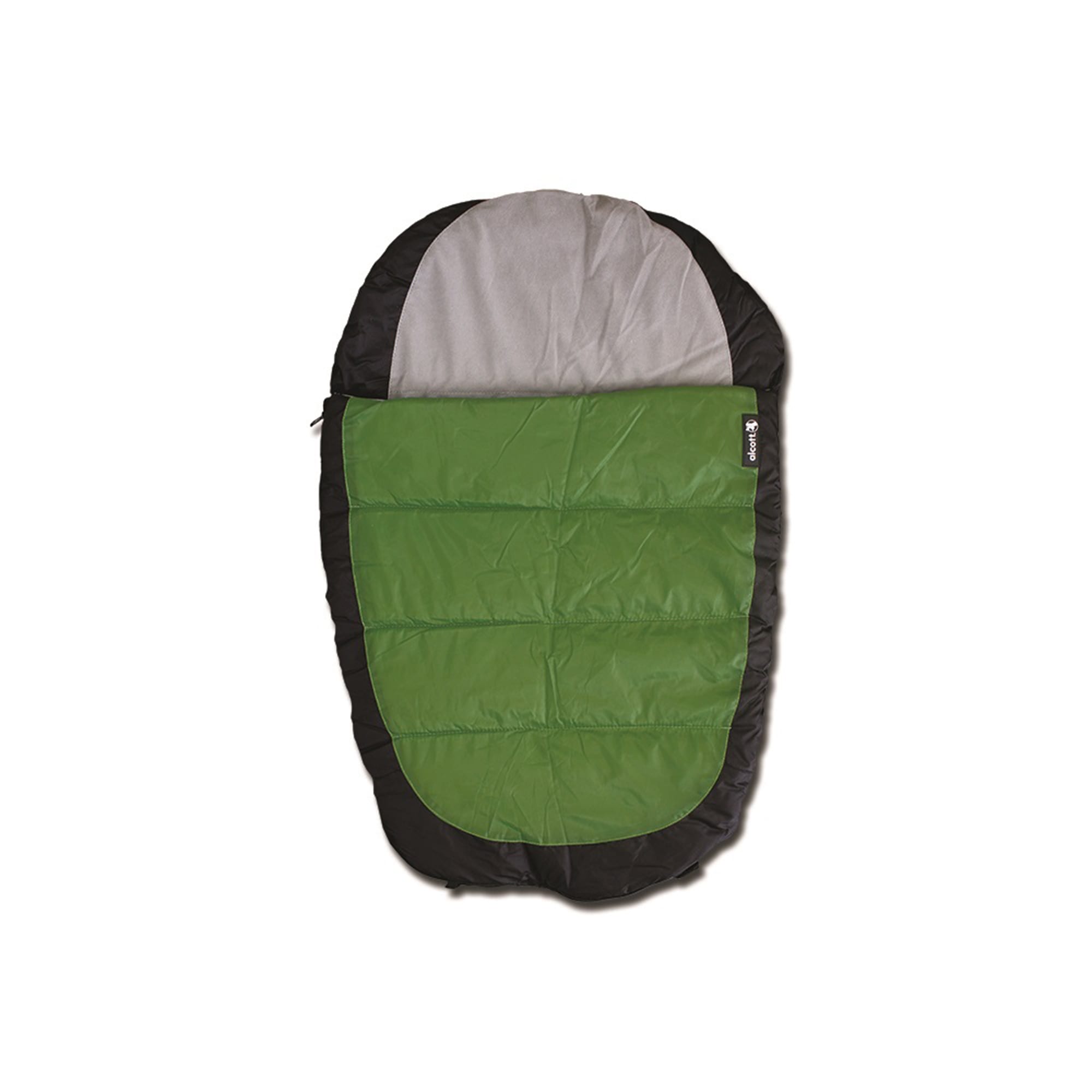 ALCOTT Green and Grey Adventure Dog Sleeping Bag， 32