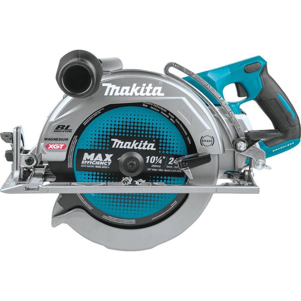 Makita 40V Max XGT Brushless Rear Handle 10-14 in. Circular Saw Kit AWS Capable (4.0Ah) GSR02M1