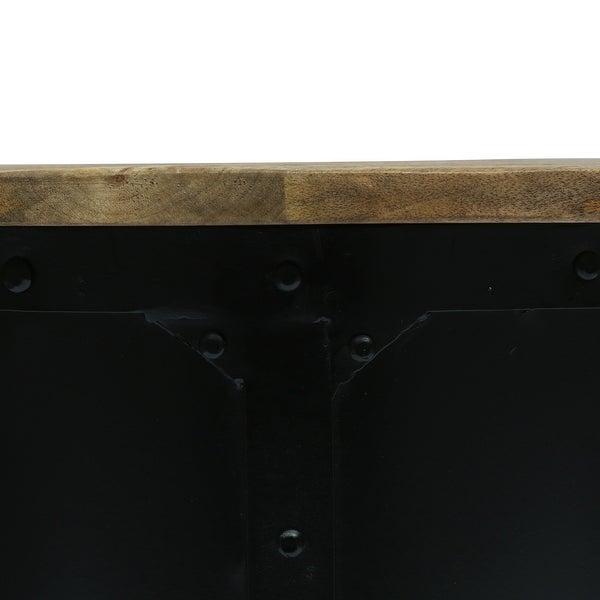 Opheim Industrial Handcrafted Mango Wood Side Table by Christopher Knight Home - 22.00