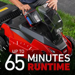 Toro 60V MAX* 21 in. Stripe Dual-Blades Self-Propelled Mower - 7.5 Ah BatteryCharger Included 21623