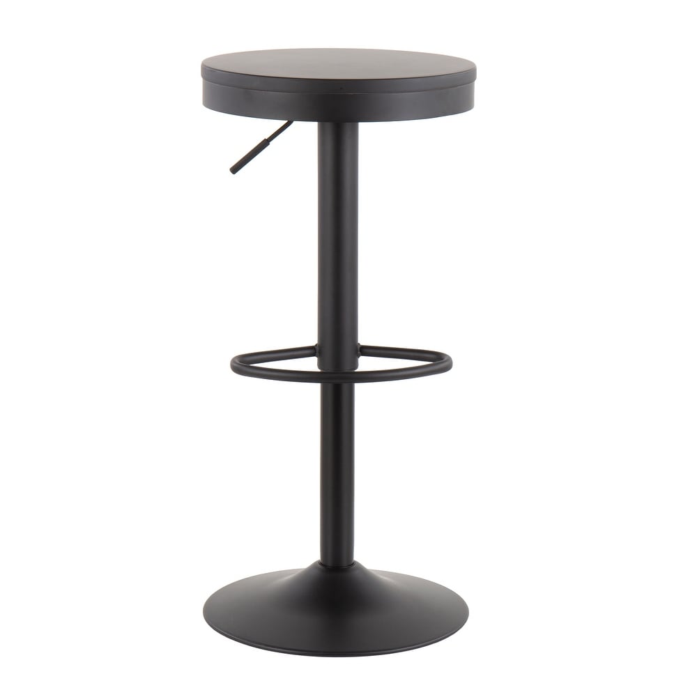 Carbon Loft Goddard Industrial Adjustable Bar Stool (Set of 2)