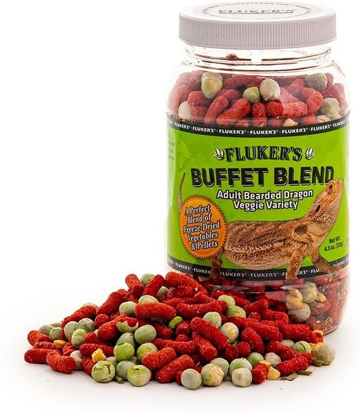 Fluker's Buffet Blend Veggie Variety Adult Bearded Dragon Food