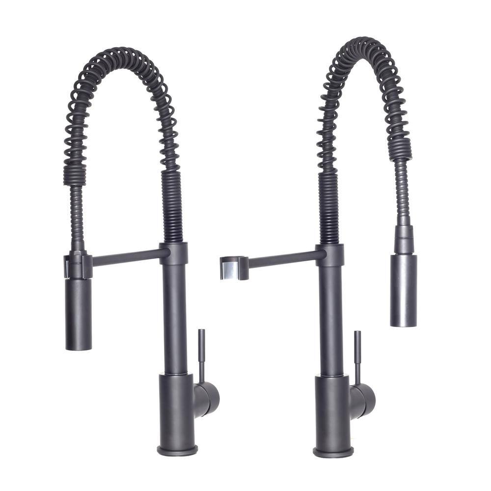 ZLINE Kitchen and Bath ZLINE Sierra Kitchen Faucet in Matte Black (SRA-KF-MB) SRA-KF-MB