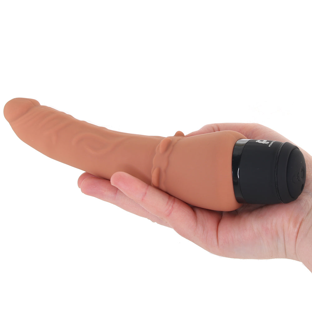 PowerCock 7 Inch Slim Realistic Vibe in Mocha