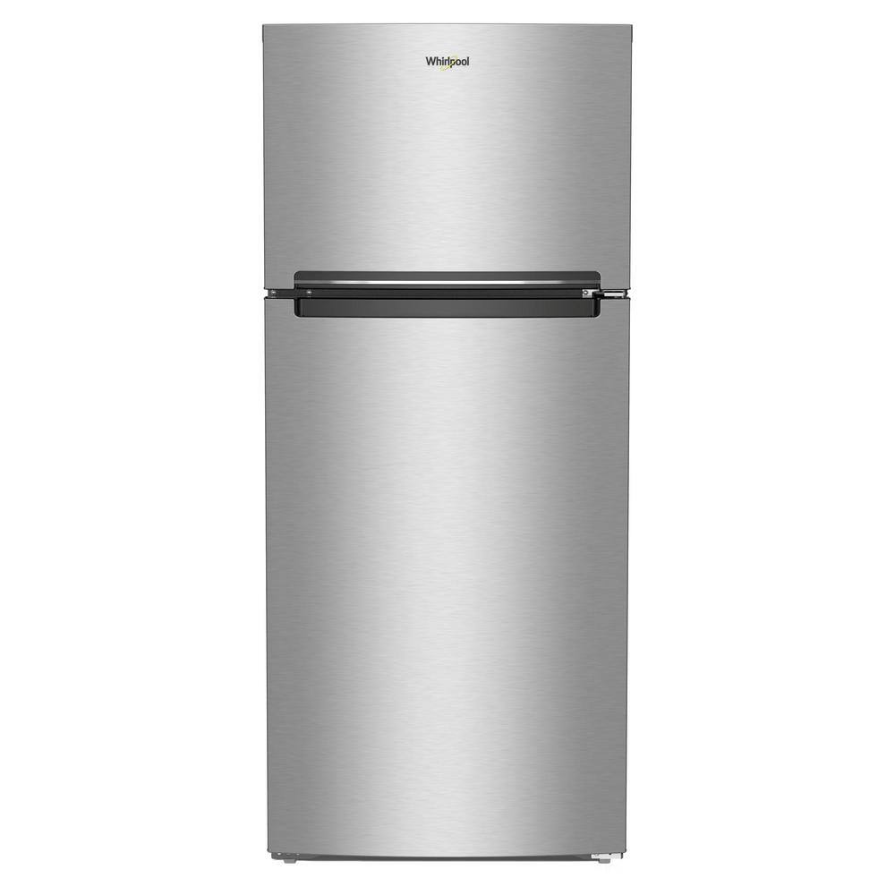 Whirlpool 16.6 cu. ft. Built-In Top Freezer Refrigerator in Dolos Steel WRTX5028PM