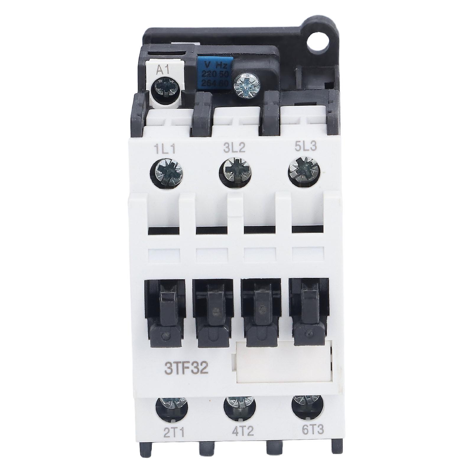 Ac Contactor Household Power Circuit Control Contactor Din Rail Mount 220v 50hz 16a 3tf32