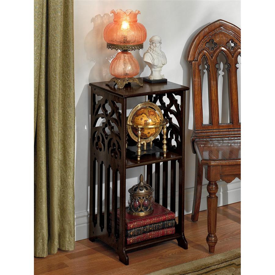 Design Toscano St Thomas Aquinas Gothic Side Table   Traditional   Side Tables And End Tables   by Design Toscano  Houzz