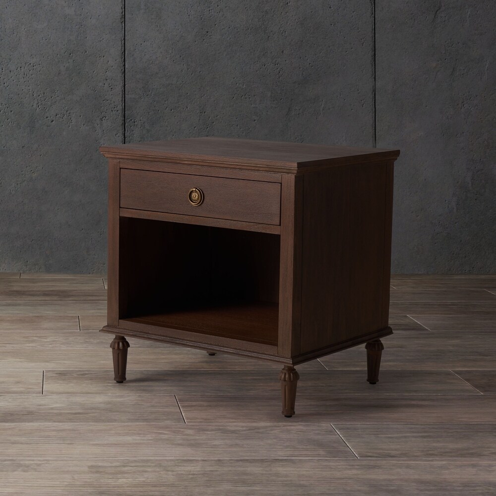 SAFAVIEH Couture Lisabet 1 Drawer Wood Nightstand