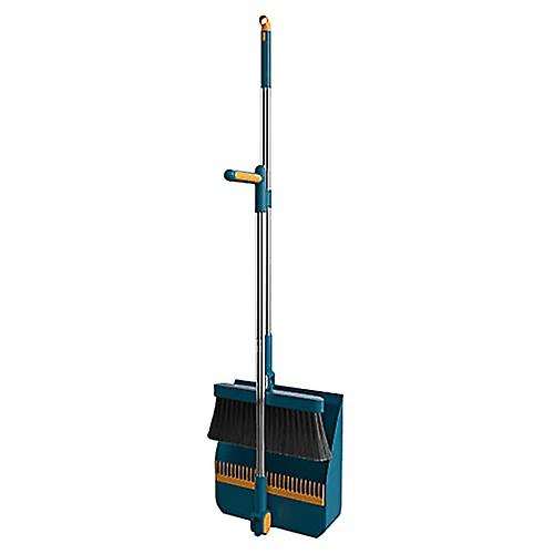 2 In 1 Dustpan Broom， Long Handle Broom And Dustpan Set， Cleaning Tool With 180 Degree Rotation， Dus