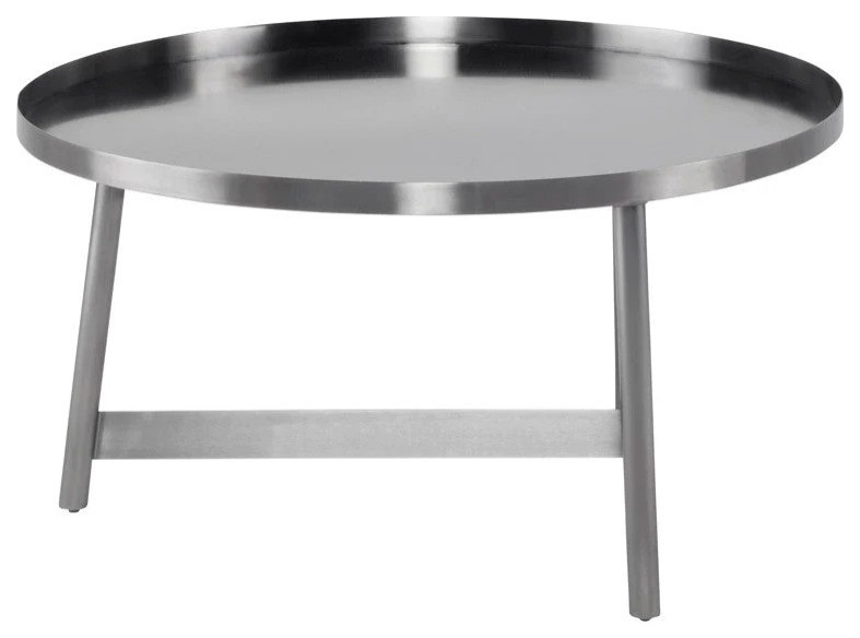 Jovi Graphite Coffee Table   Midcentury   Coffee Tables   by Rustic Home Furniture Deco  Houzz