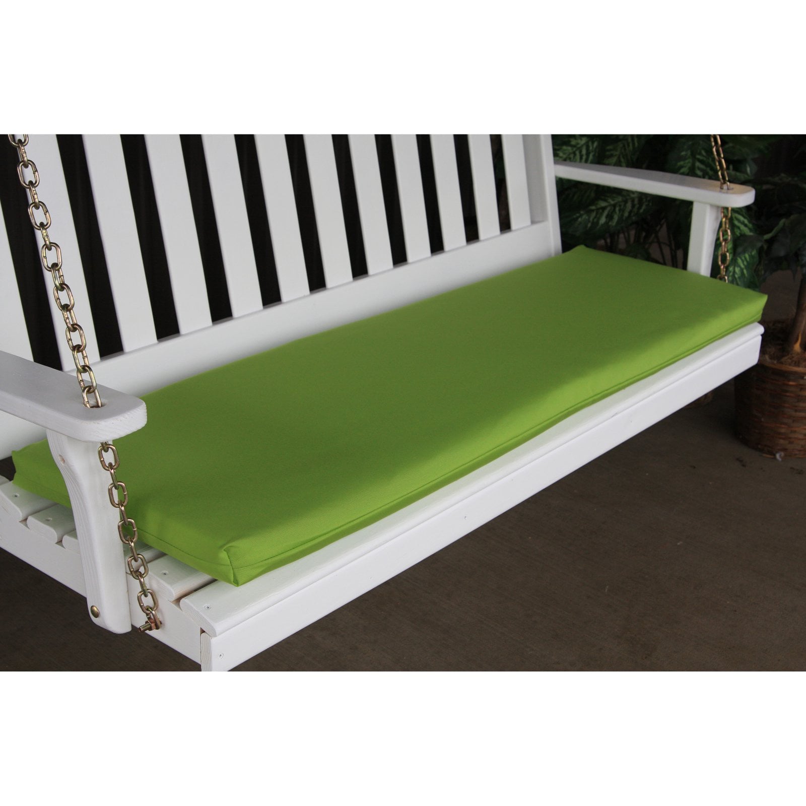 A andamp; L Furniture Sundown Agora 55 x 17 in. Cushion for Bench or Porch Swing