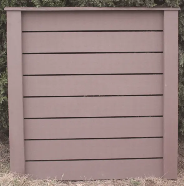 factory supplying popular wood plastic composite wpc decorative garden WPC fence panels