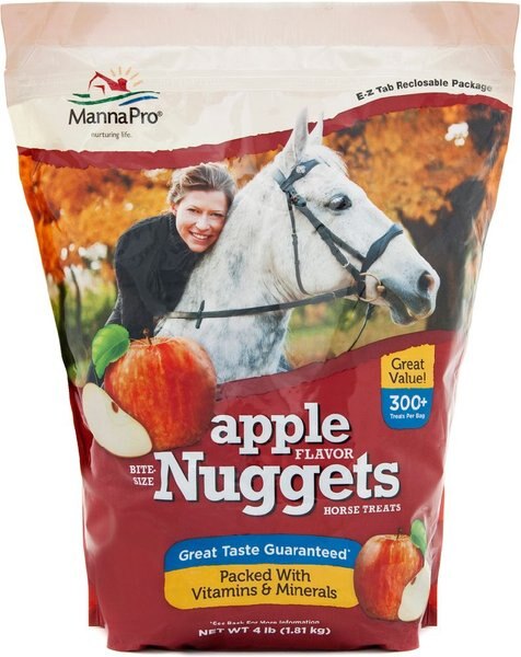 Manna Pro Bite-Size Nuggets Apple Flavored Horse Training Treats