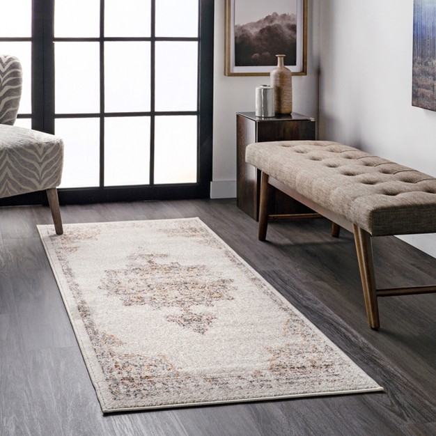 Nuloom Vintage Medallion Liliana Area Rug